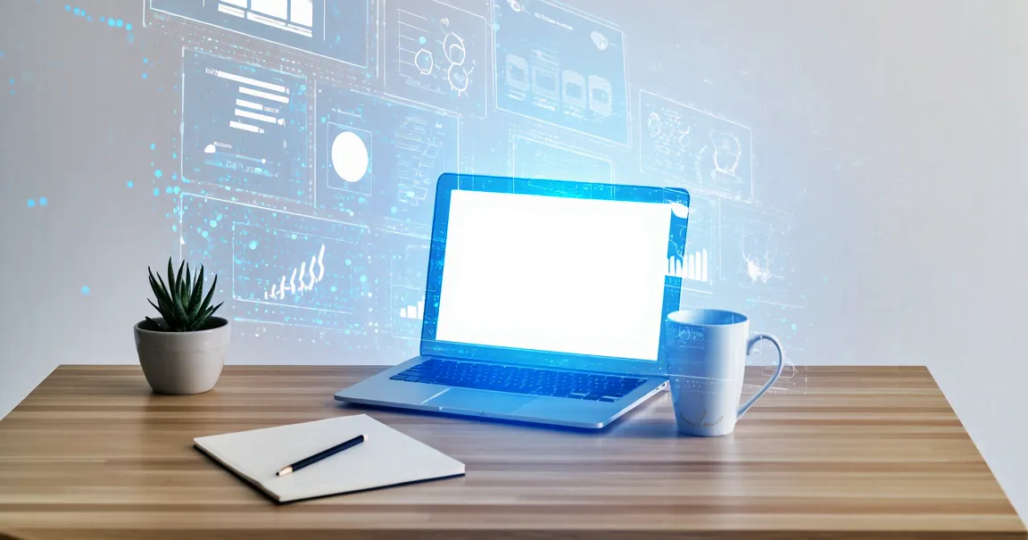 blog Uma mesa de trabalho minimalista